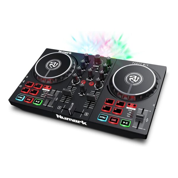 Numark Party Mix 2 Controlador DJ de 2 Canales con Luces Integradas