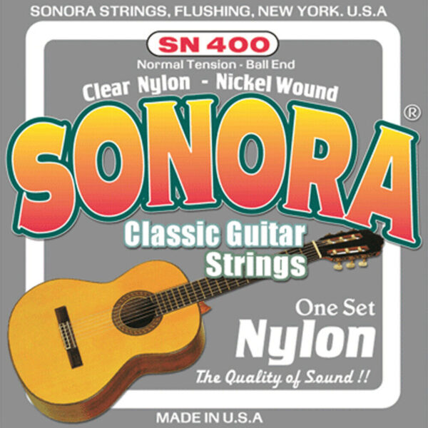 SONORA SN400 - Juego de Cuerdas para Guitarra Clásica (Nylon)
