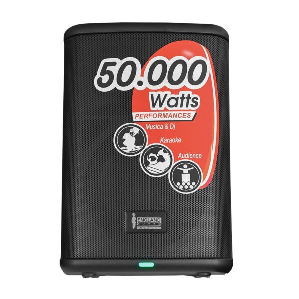 England Sound ES-POWERMAX 8-BAT - Caja Amplificada Portátil de 8 Pulgadas con Batería