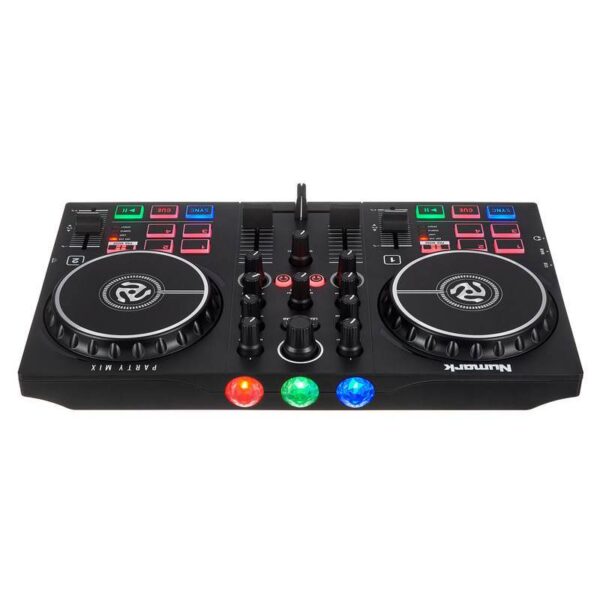 Numark Party Mix 2 Controlador DJ de 2 Canales con Luces Integradas - Image 5