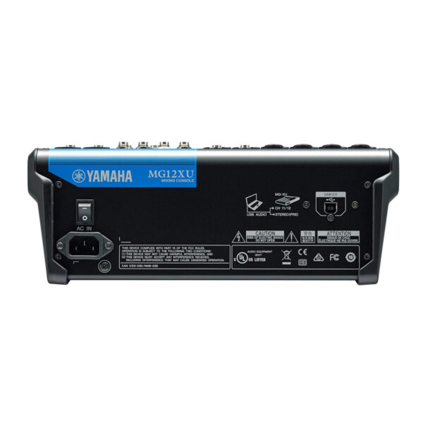 Yamaha MG12XU - Consola de Mezcla de 12 Canales con Interfaz USB y Efectos SPX - Image 3