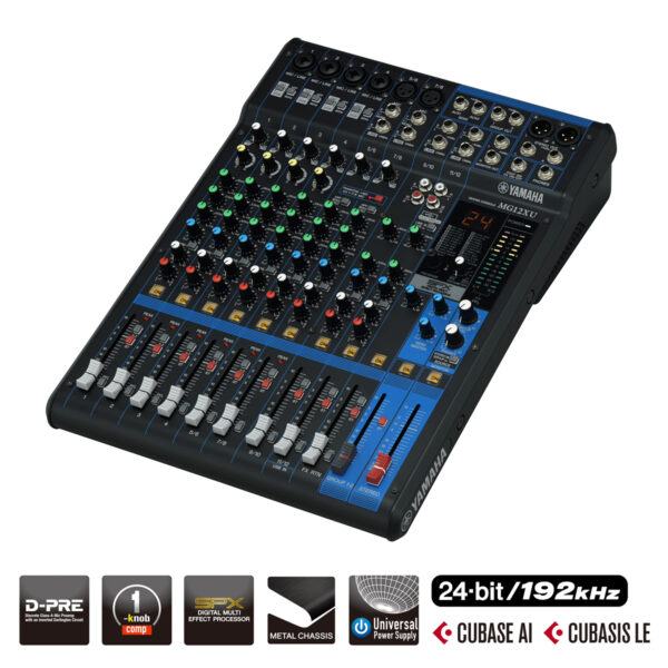 Yamaha MG12XU - Consola de Mezcla de 12 Canales con Interfaz USB y Efectos SPX - Image 2