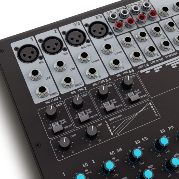 Consola Mezcladora LD Systems VIBZ 10 C | 10 Canales (4 Mono/2 Est) con Compresor Integrado - Image 8