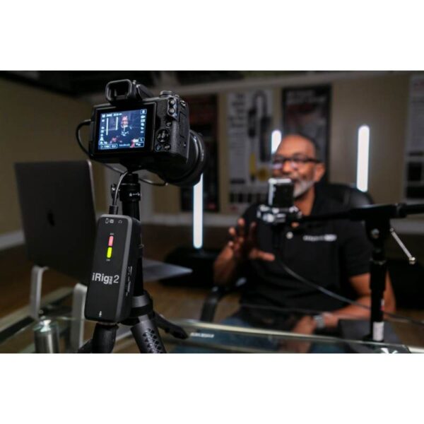IK Multimedia iRig Pre 2 - Preamplificador de Micrófono Portátil para Smartphones y Cámaras DSLR - Image 5