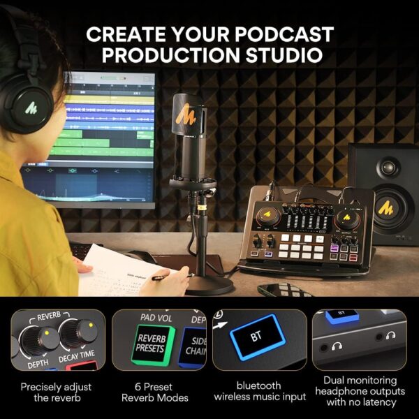 Maonocaster E2 Single Mic Bundle - Kit de Estudio de Podcast y Streaming con 1 Micrófono - Image 7