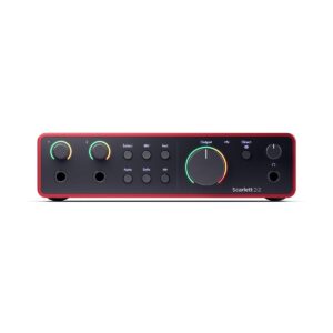 Focusrite Scarlett 2i2 (4ta Gen) - Interfaz de Grabación USB 2x2