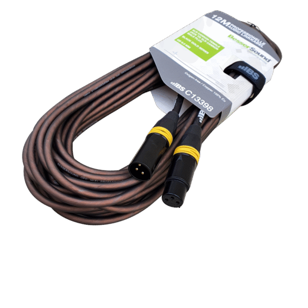 Besser Sound C13398 - Cable XLR Macho a XLR Hembra (12 Metros)