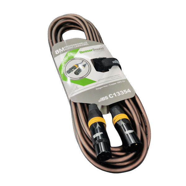 Besser Sound C13354 - Cable XLR Macho a XLR Hembra (8 Metros)