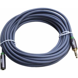 Besser Sound C13415 - Cable de Extensión de Audio 3.5mm Estéreo (6.10 Metros)
