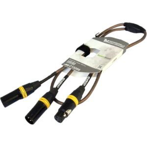 Besser Sound C13359 - Cable Divisor XLR Hembra a 2 XLR Macho (1 Metro)