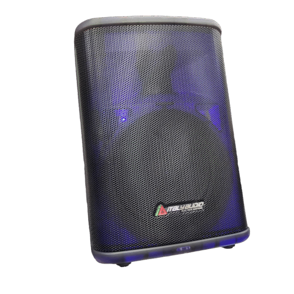 Italy Audio ITL-PRO12 - Caja Amplificada Recargable de 8" con Luces LED